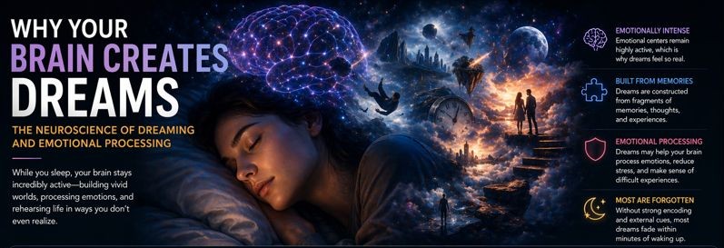 Dream neuroscience illustration